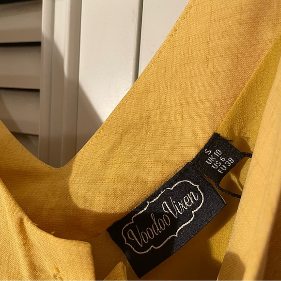 ๐ Voodoo Vixen V-Neck Sleeveless Flare Dress ๐ nwt - Picture 8 of 8